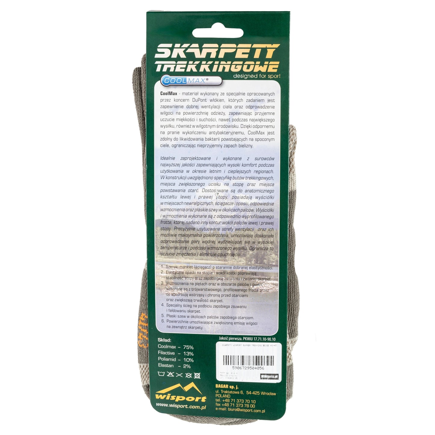 Skarpety Wisport Summer Trekking Beige