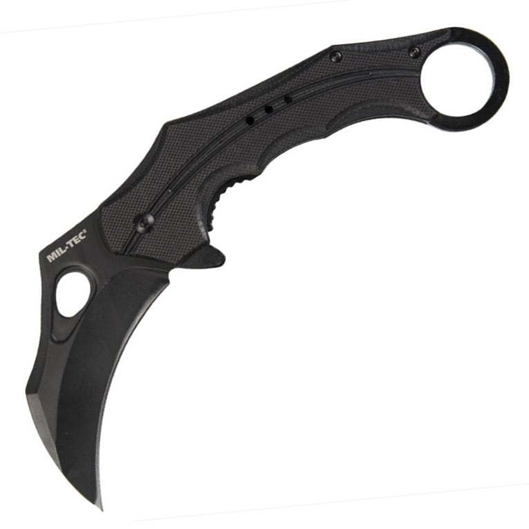 Nóż składany Mil-Tec G10 Karambit Black