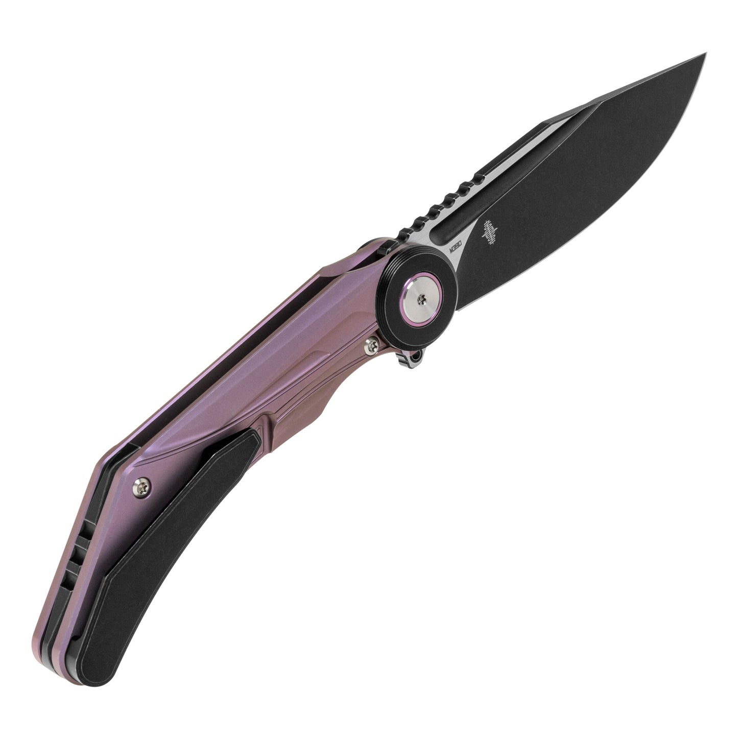 Nóż składany Bestech Knives Seraph M390 - Purple Titanium/Black Stonewash Satin