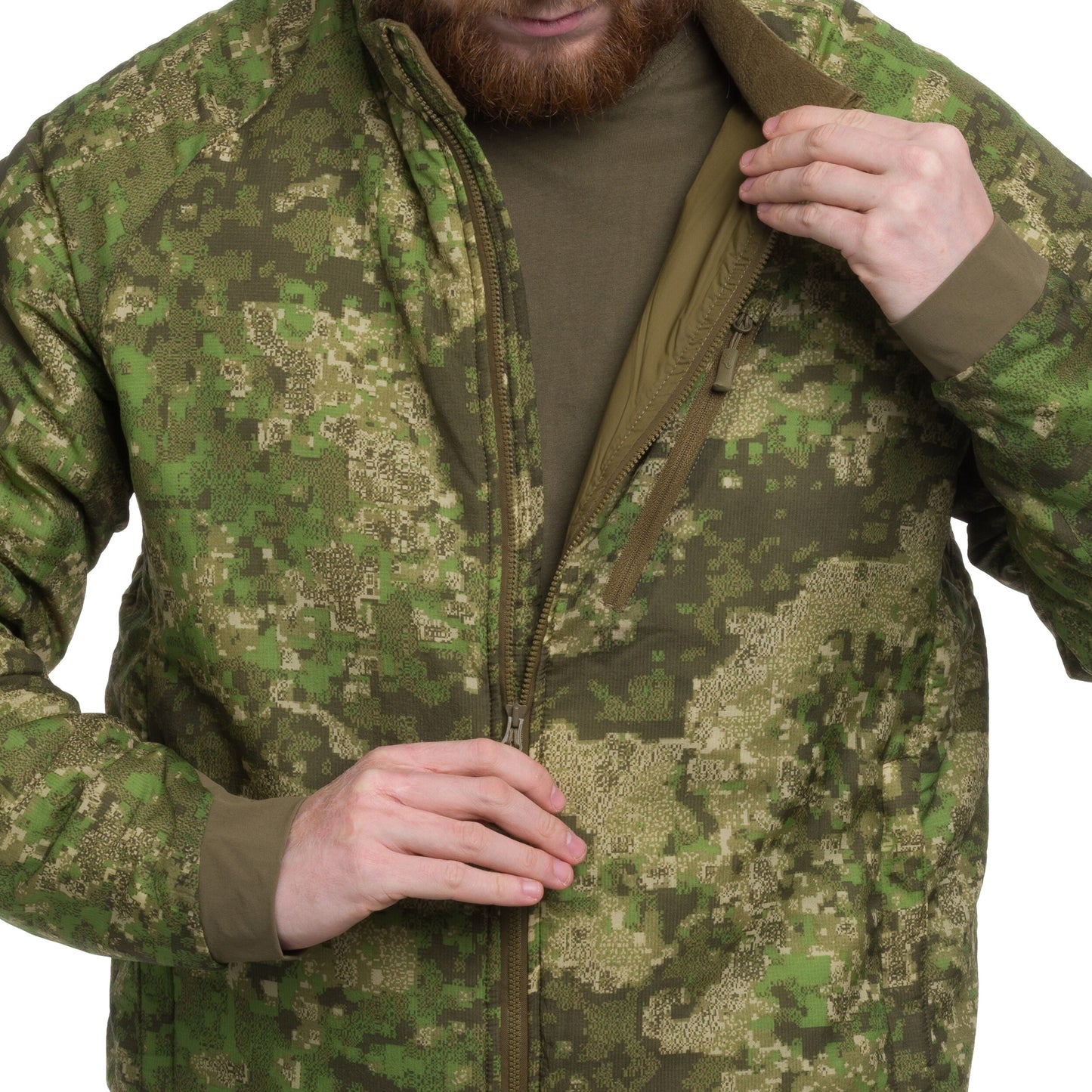 Kurtka Helikon Wolfhound Climashield Apex - PenCott WildWood