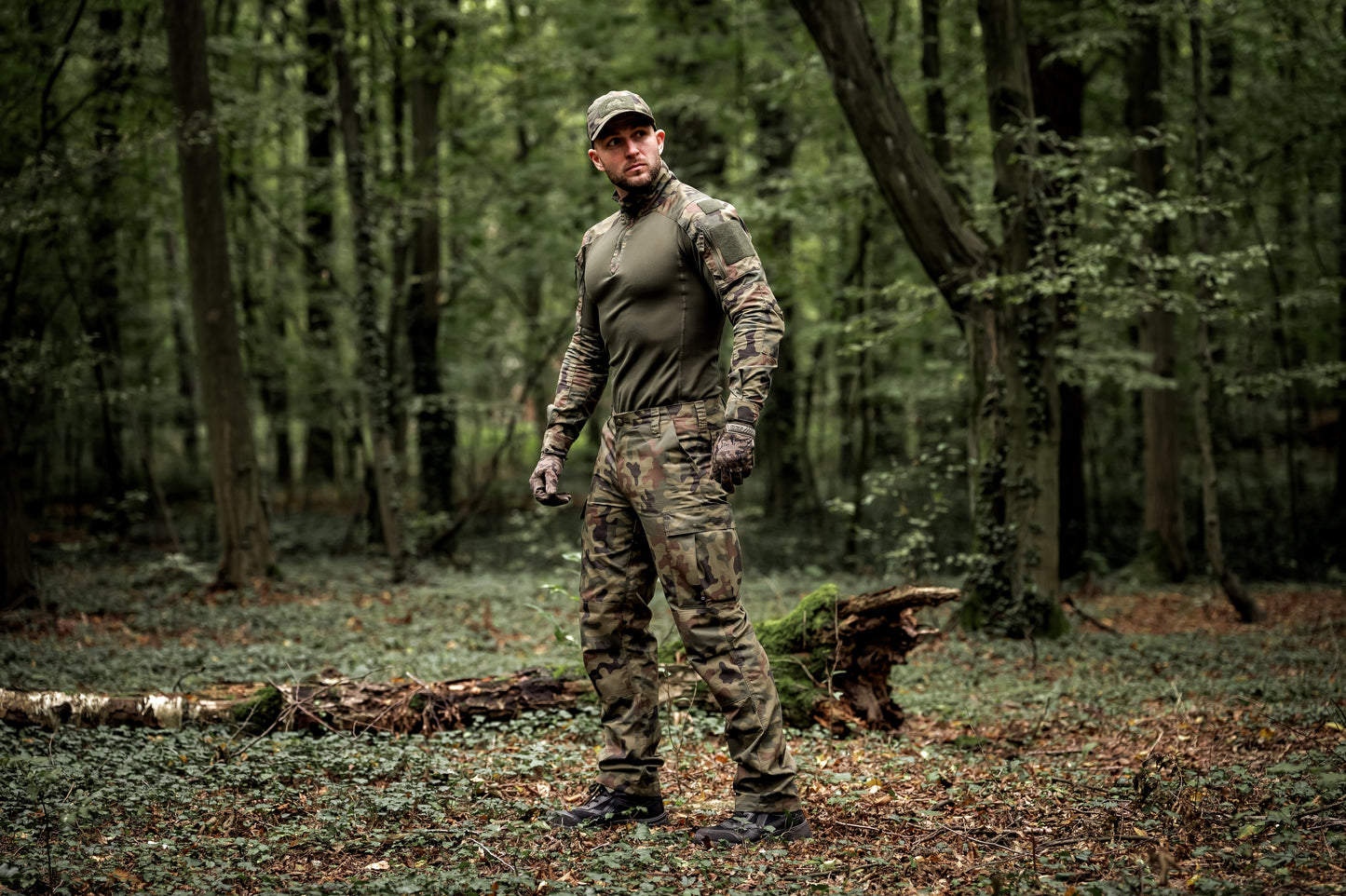 Bluza Helikon MCDU Combat Shirt NyCo Rip-Stop - wz.93 Pantera PL Woodland