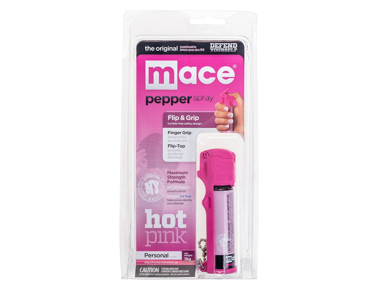 Gaz pieprzowy Mace Hot Pink New York Personal - strumień 19 ml