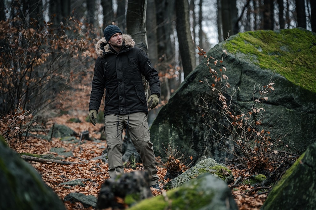 Kurtka Military Wear Fish Tail Parka - Black