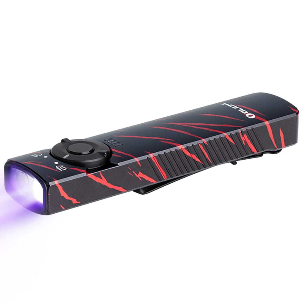 Latarka Olight Arkfeld UV Black Lava - 1000 lumenów
