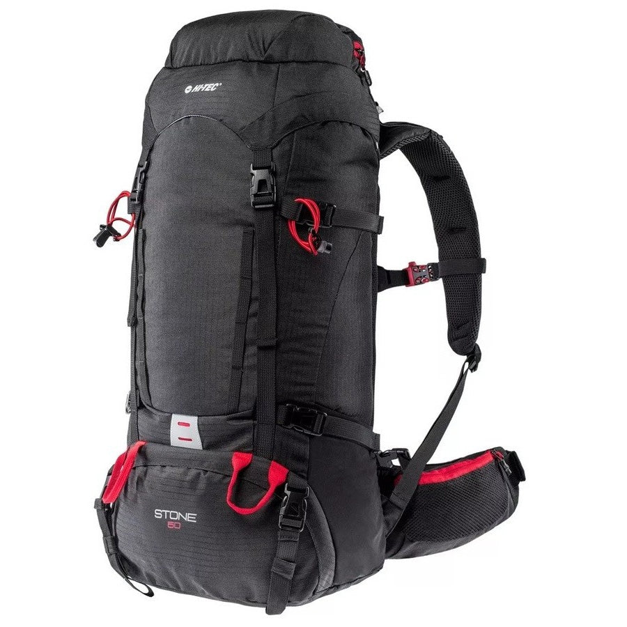 Plecak Hi-Tec Stone 50 l - Black/High Risk Red