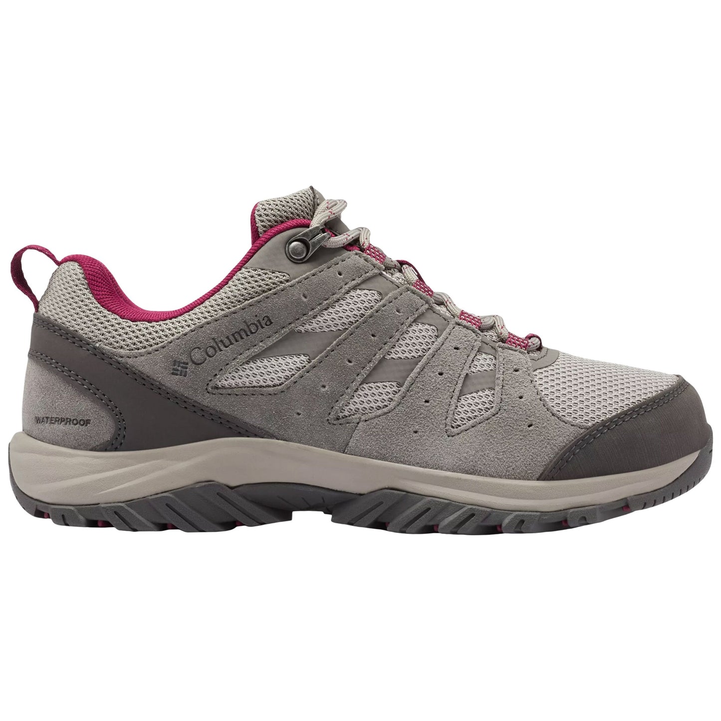 Buty Damskie Columbia Redmond III Waterproof - Ti Titanium/Red Onion