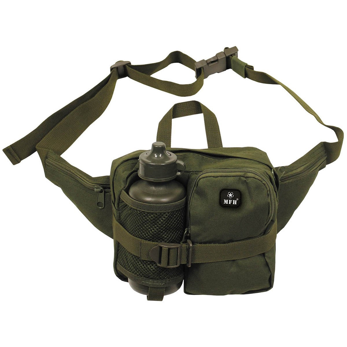 Torba biodrowa z bidonem MFH - Olive