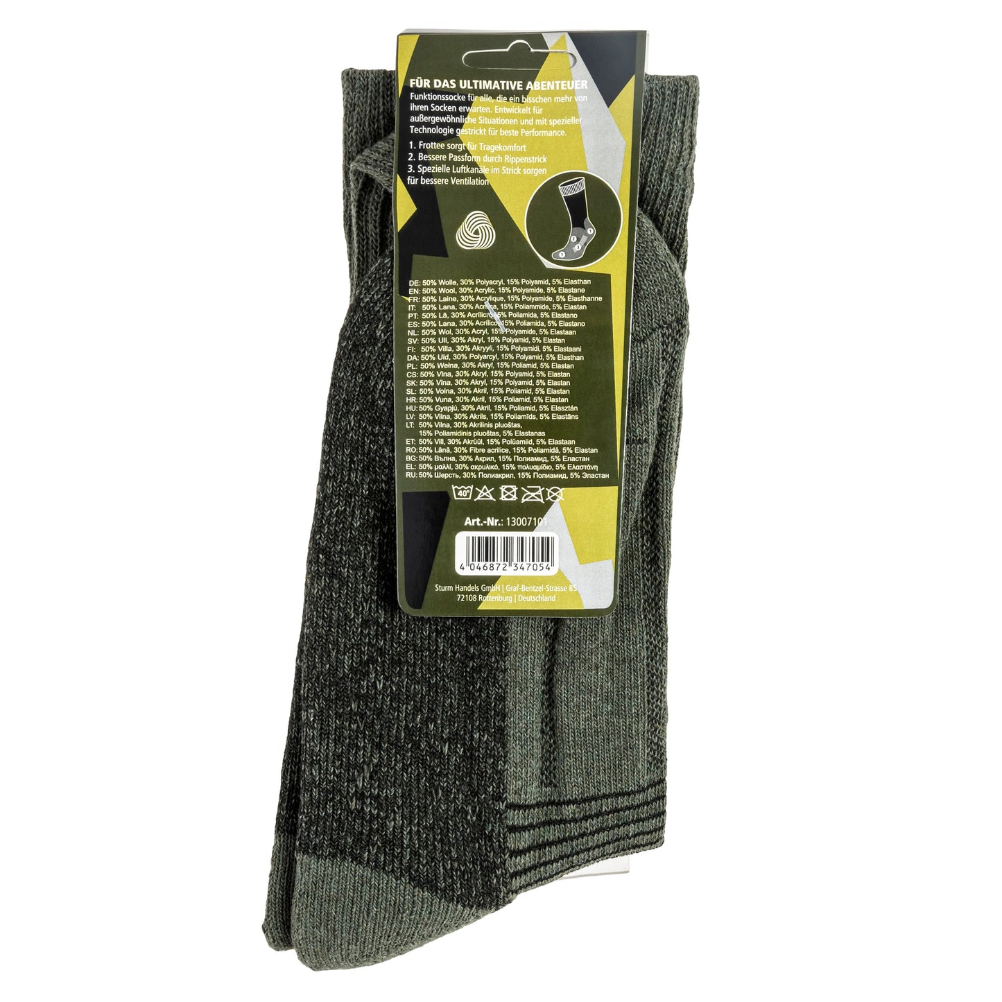 Skarpety Mil-Tec Swedish Boot Socks - Olive