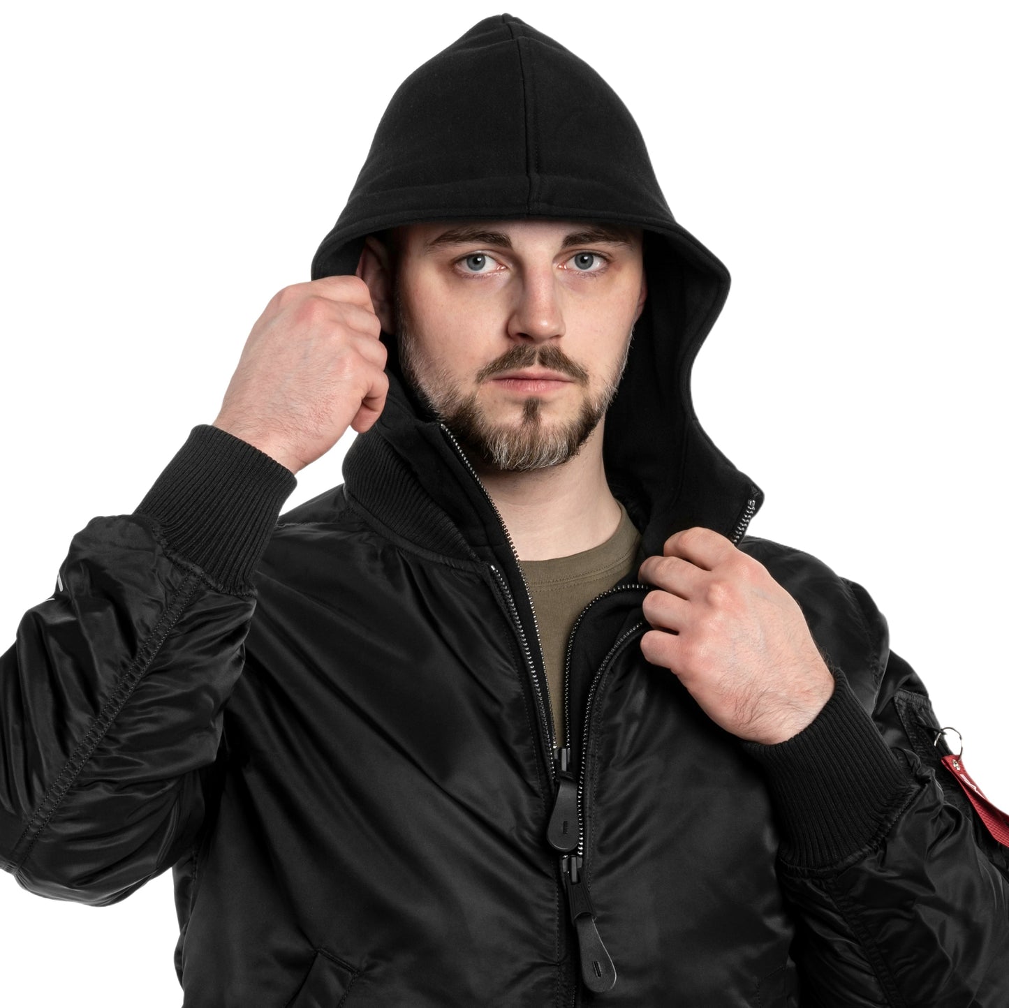 Kurtka Alpha Industries MA-1 D-Tec SE - Black/Reflective