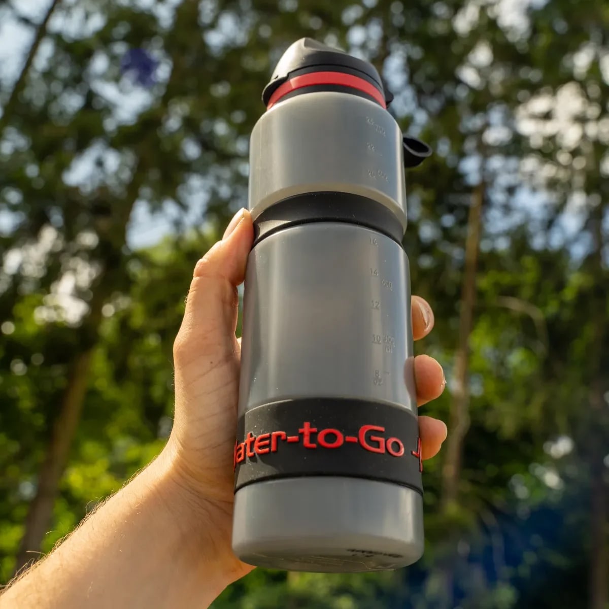 Butelka z filtrem Water-to-Go Active 750 ml - Red