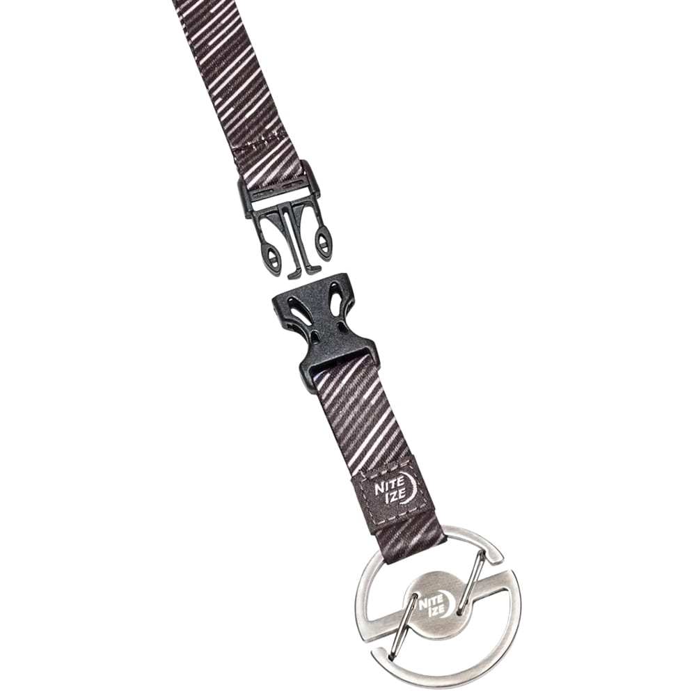 Karabińczyk Nite Ize Medallion Key Carabiner ze smyczną - Silver
