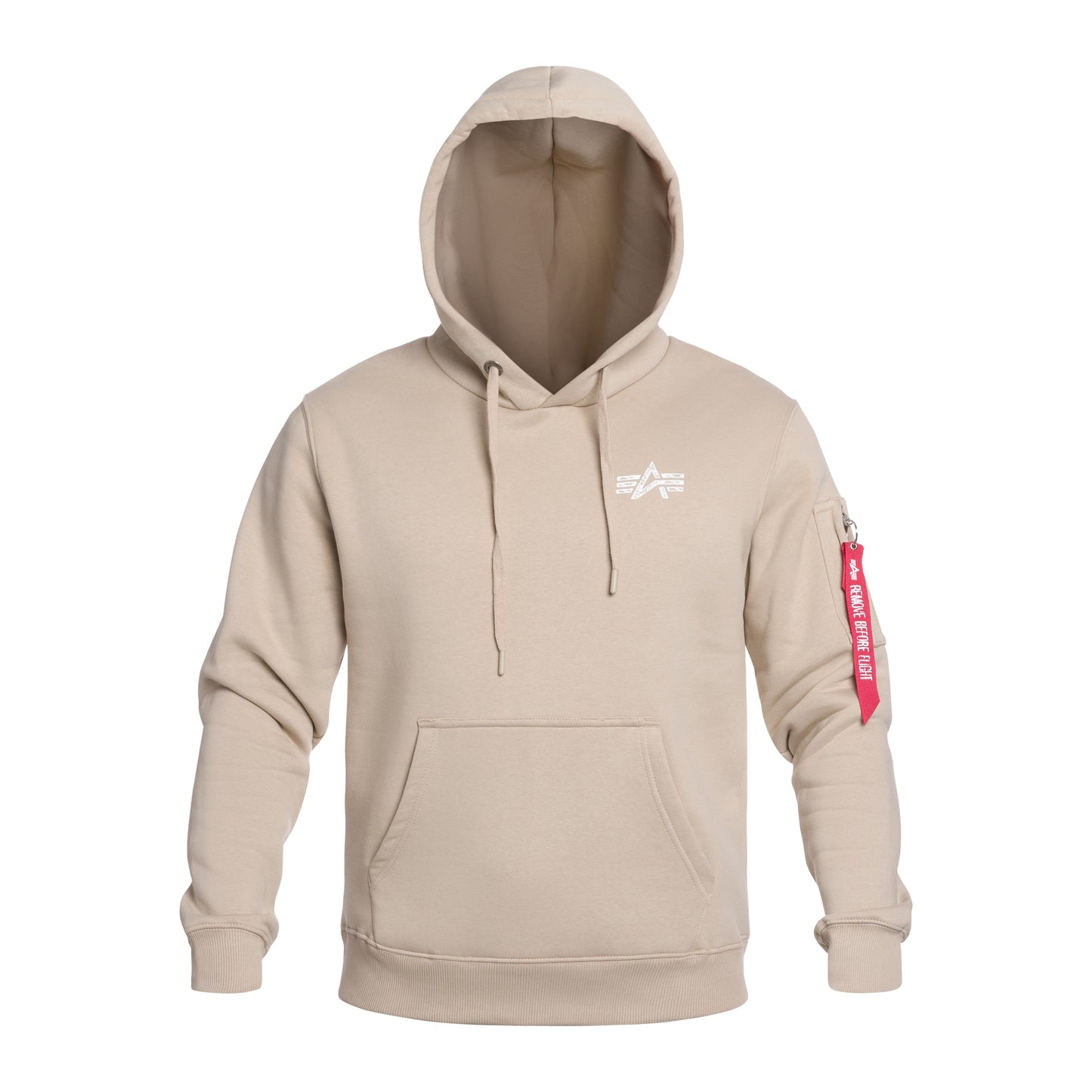Bluza Alpha Industries Signature Back Print - Organic Beige