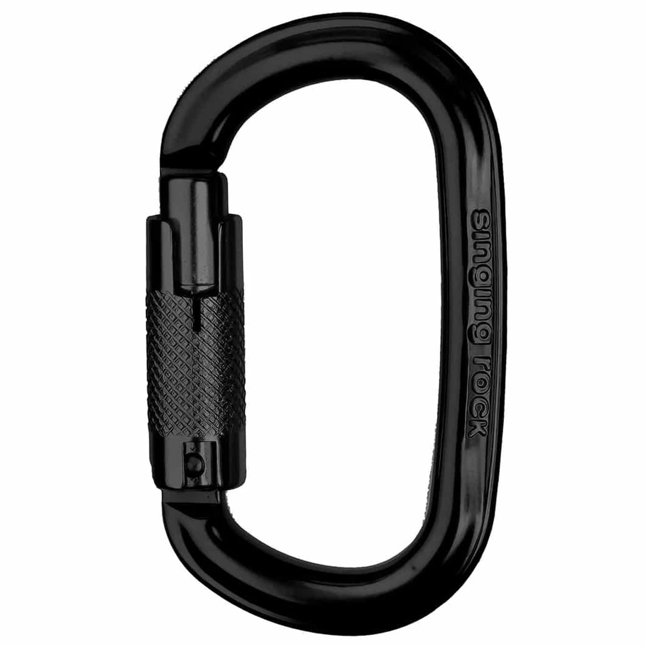 Karabinek wspinaczkowy Singing Rock Ozone Triple Lock - Black