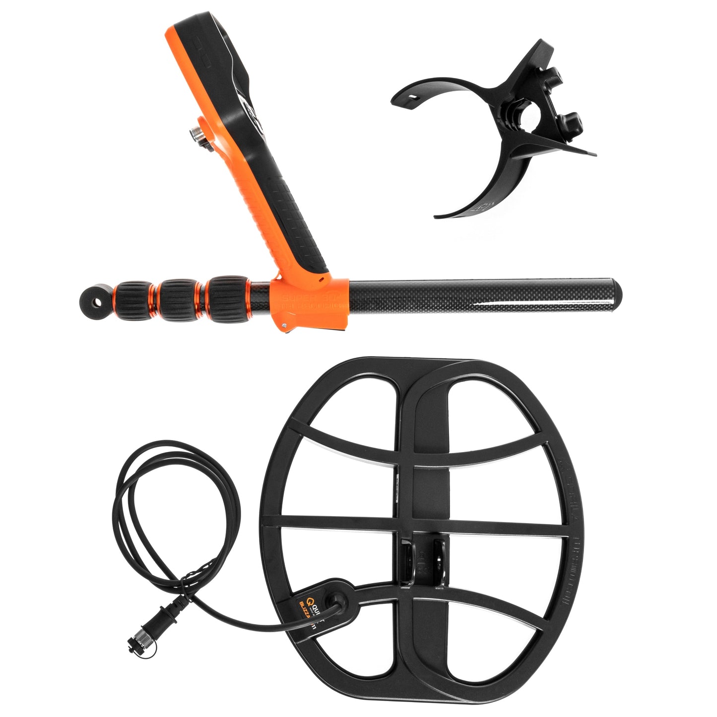 Wykrywacz metali Quest V80 + cewki Blizzard 9/11 - zestaw