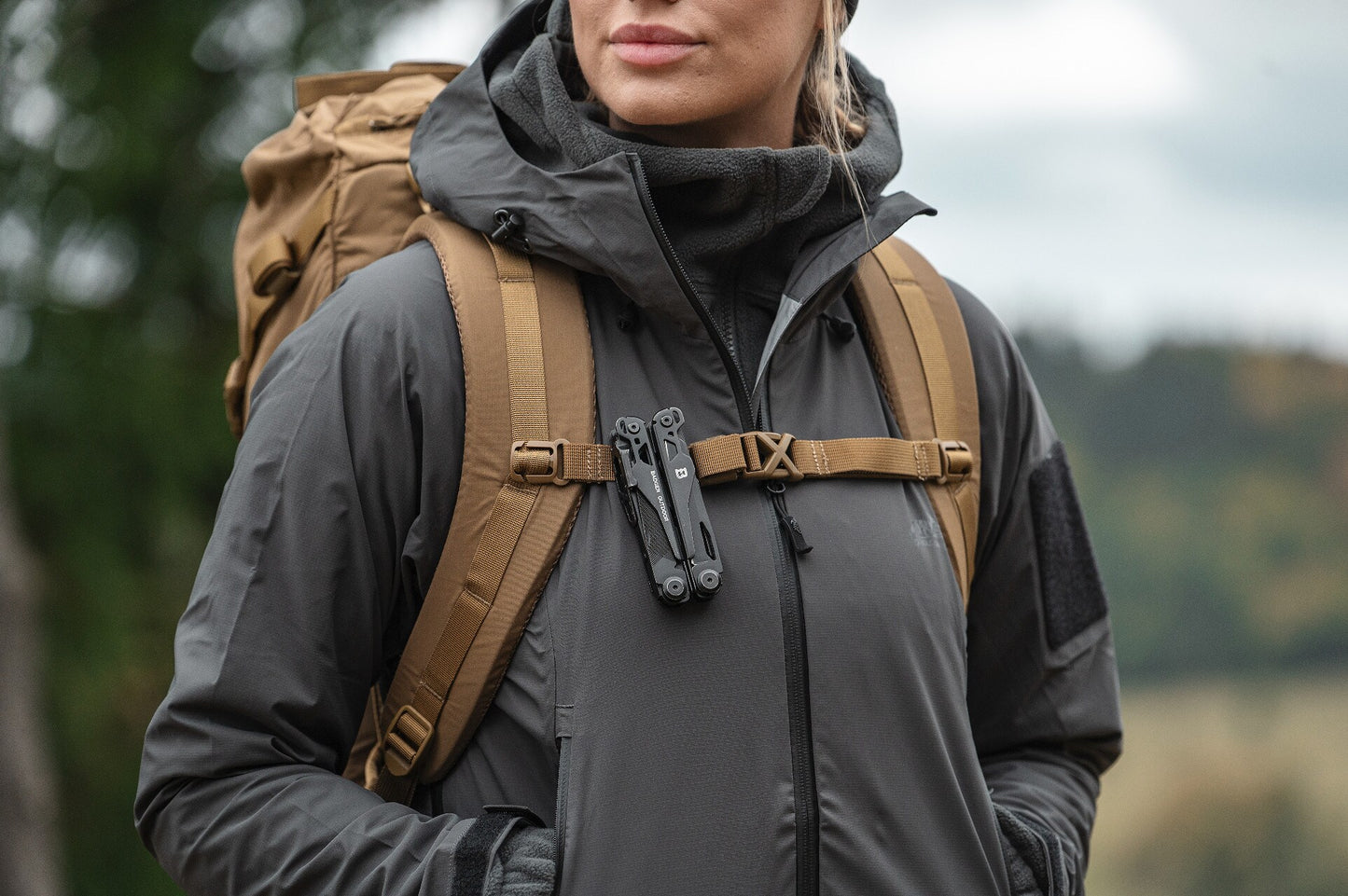 Kurtka damska Helikon Squall Hardshell - Shadow Grey