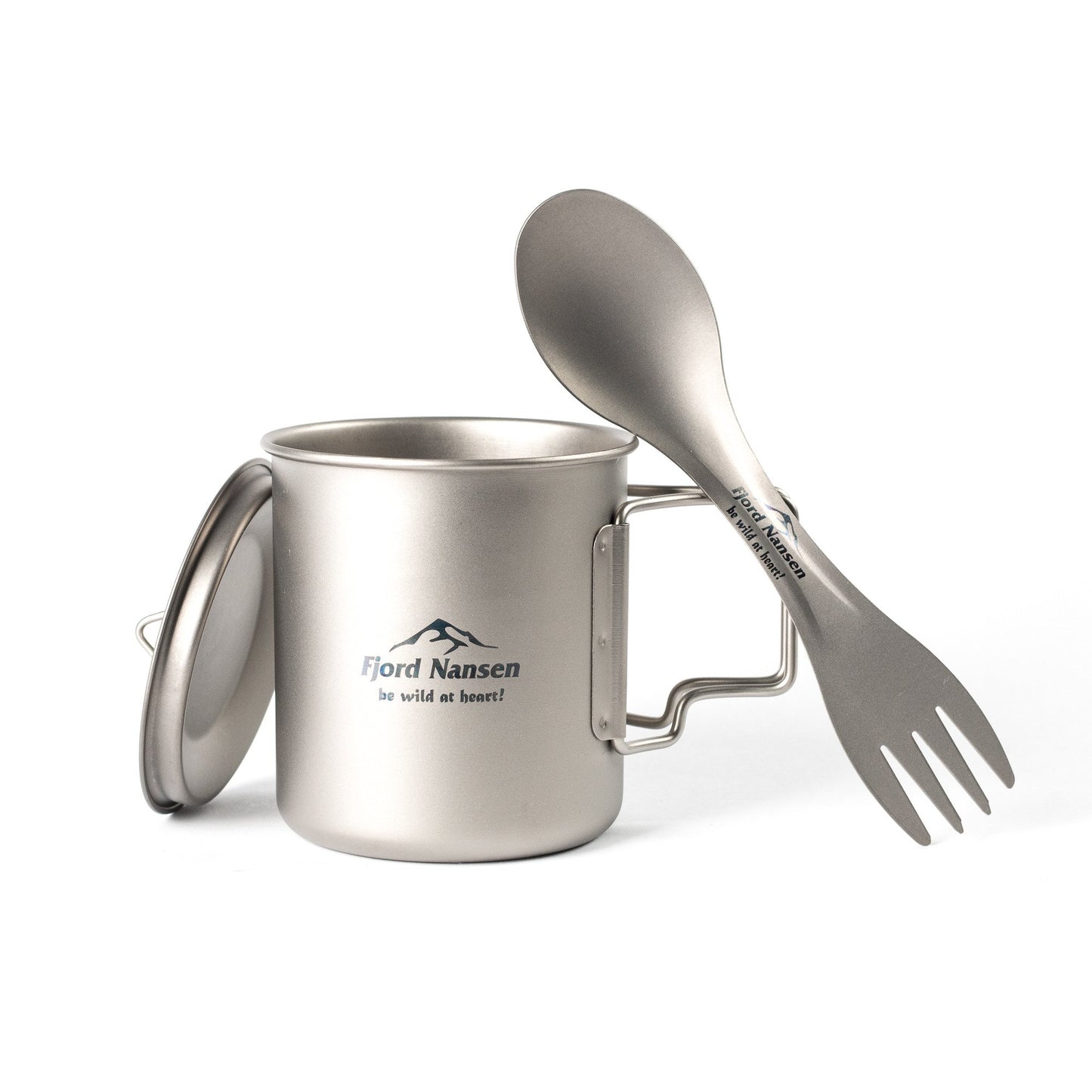 Zestaw kubek + spork Fjord Nansen Jacon Titanium Set