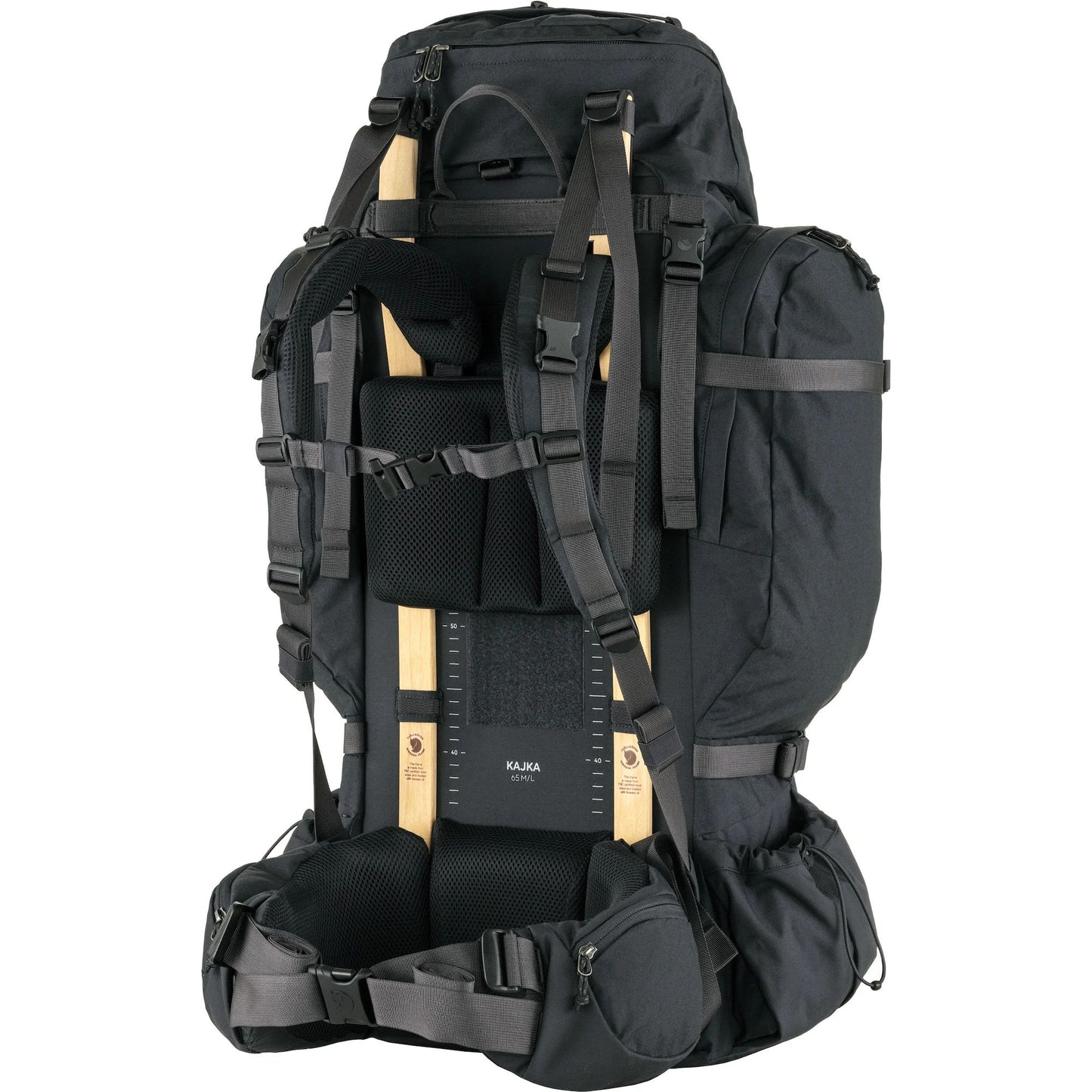 Plecak Fjallraven Kajka M/L 65 l - Coal Black