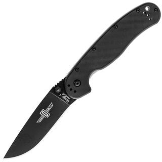 Nóż składany Ontario RAT-1 Folder Black Plain