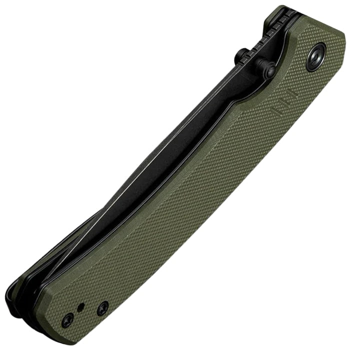 Nóż składany Civivi Merit Black Stonewashed G10 - OD Green