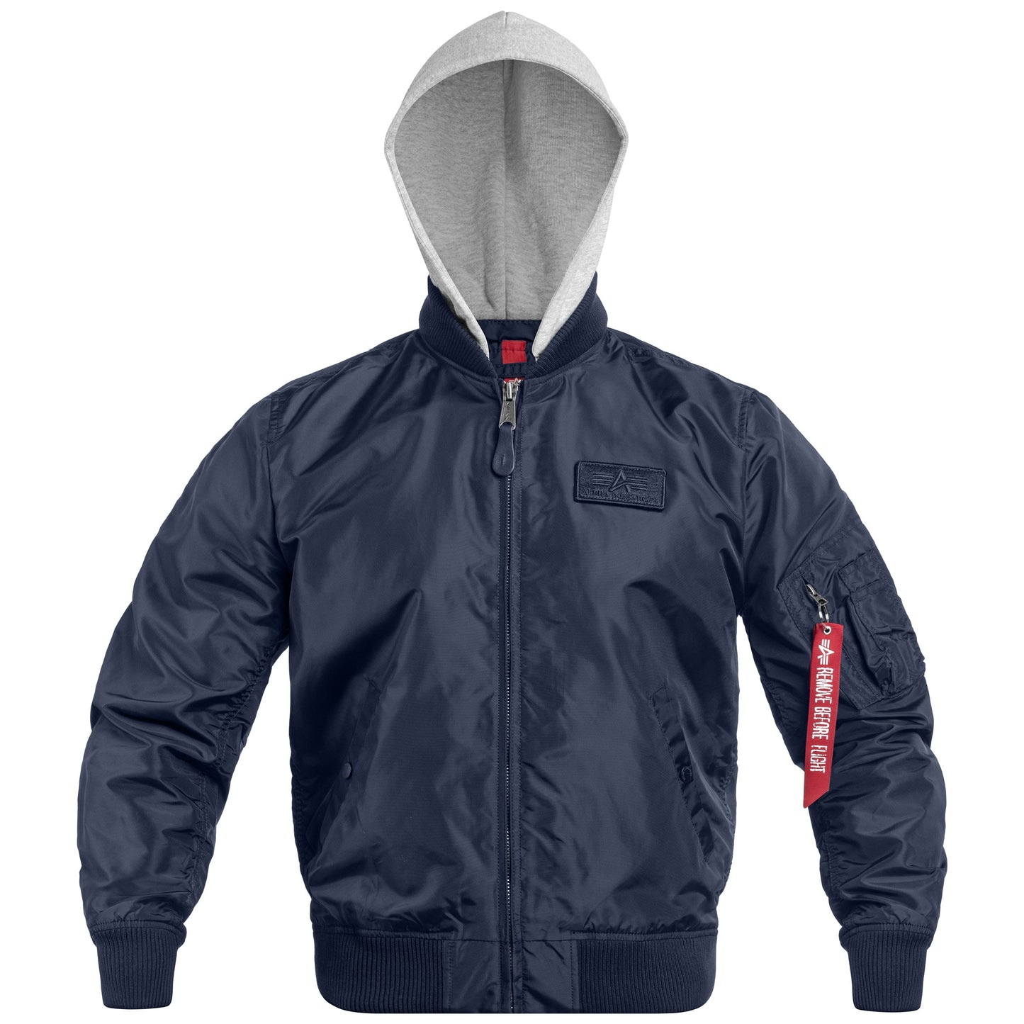 Kurtka Alpha Industries MA-1 TT Hood - Replica Blue