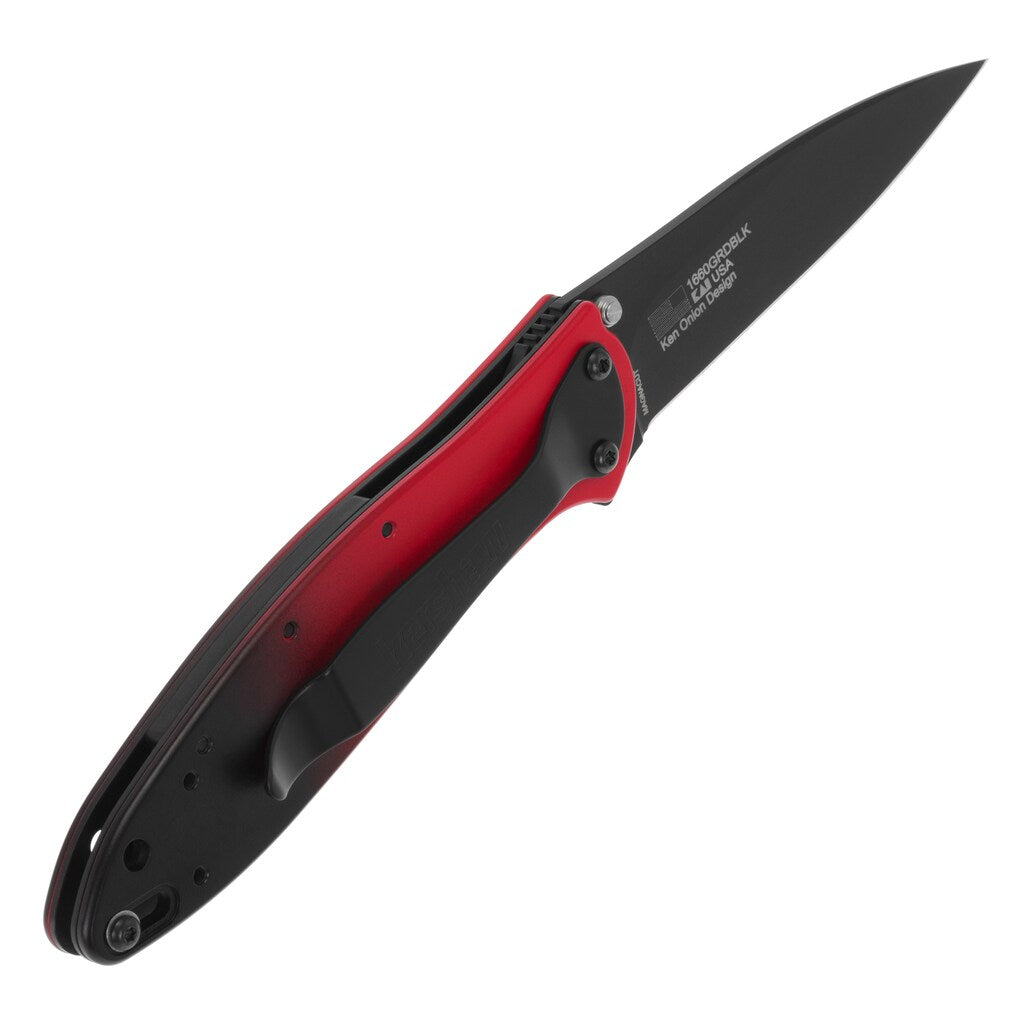 Nóż składany Kershaw Leek CPM MagnaCut - Red/Black Gradient/Black Blade