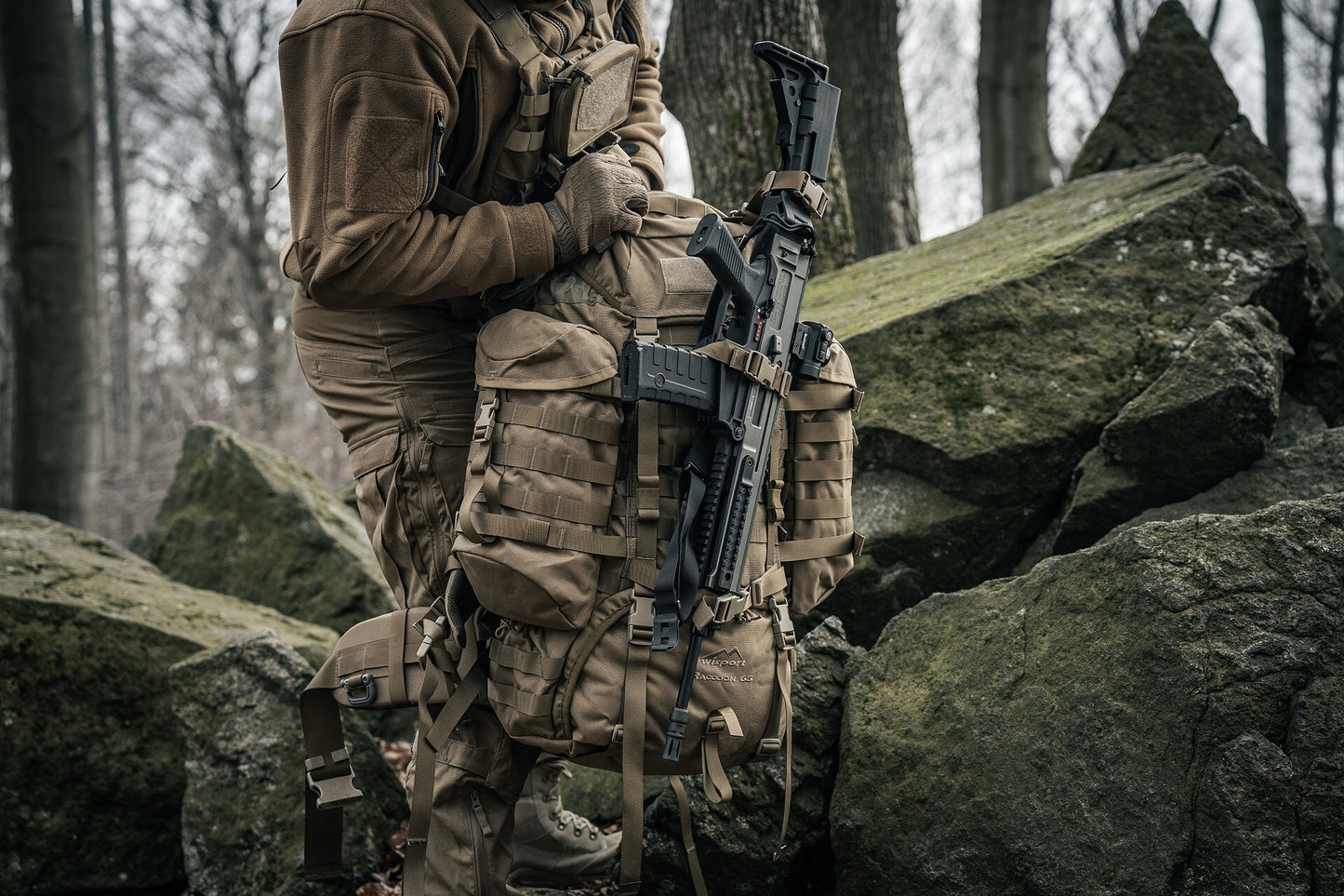 Plecak Wisport Raccoon 65 l Coyote