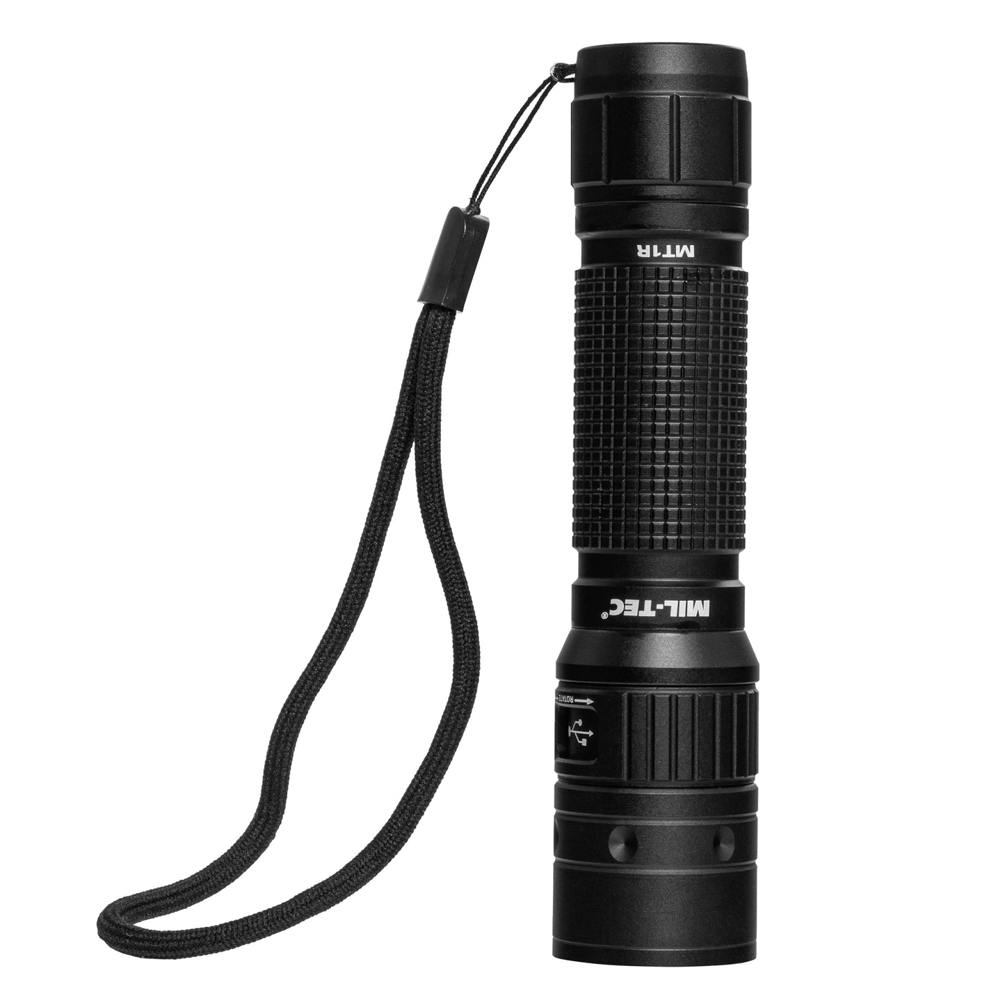Latarka Mil-Tec Operator MT1R Recharge Black - 500 lumenów