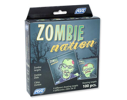 Tarcze ASG "Zombie" pakiet - 100szt.