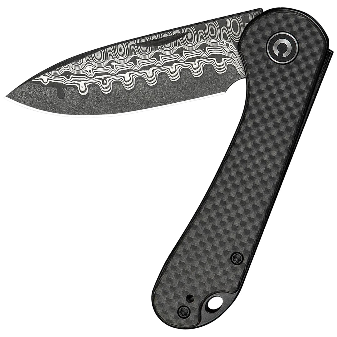 Nóż składany Civivi Elementum Carbon Fiber - Damascus