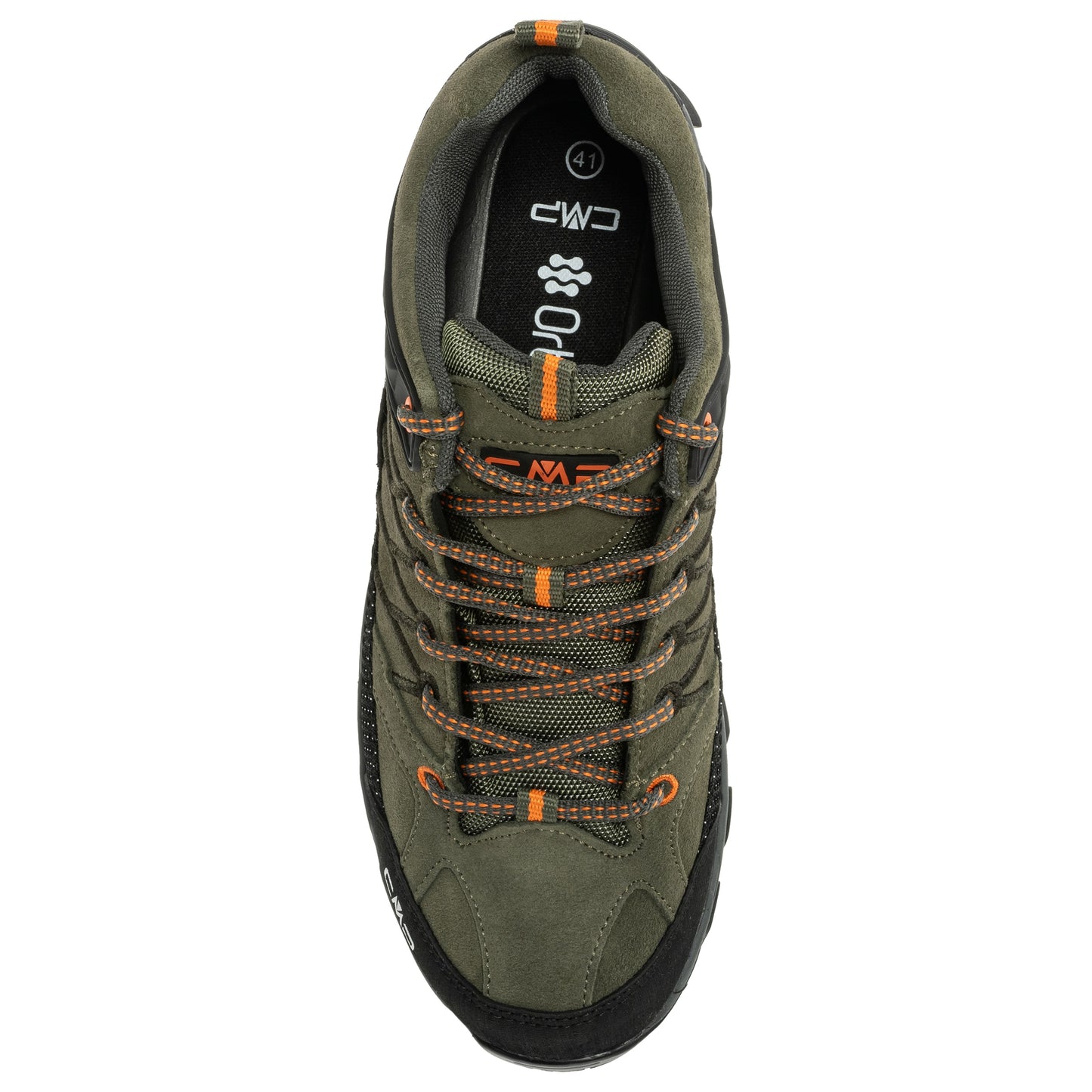 Buty trekkingowe CMP Rigel Low Waterproof - Olive/Flame