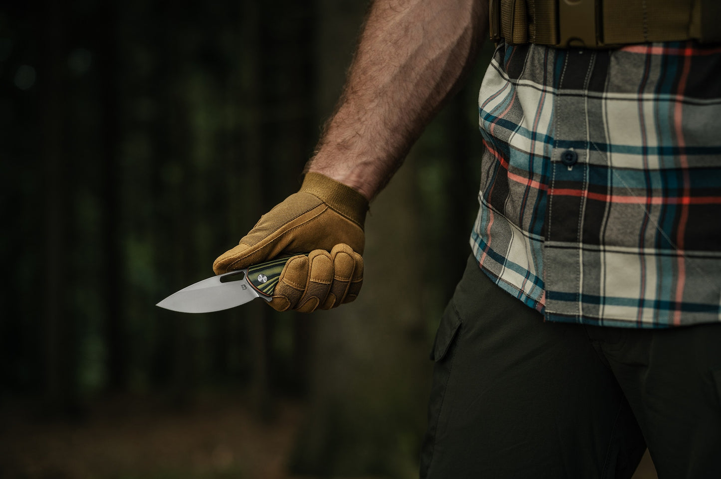 Nóż składany Badger Outdoor D2 Gecko