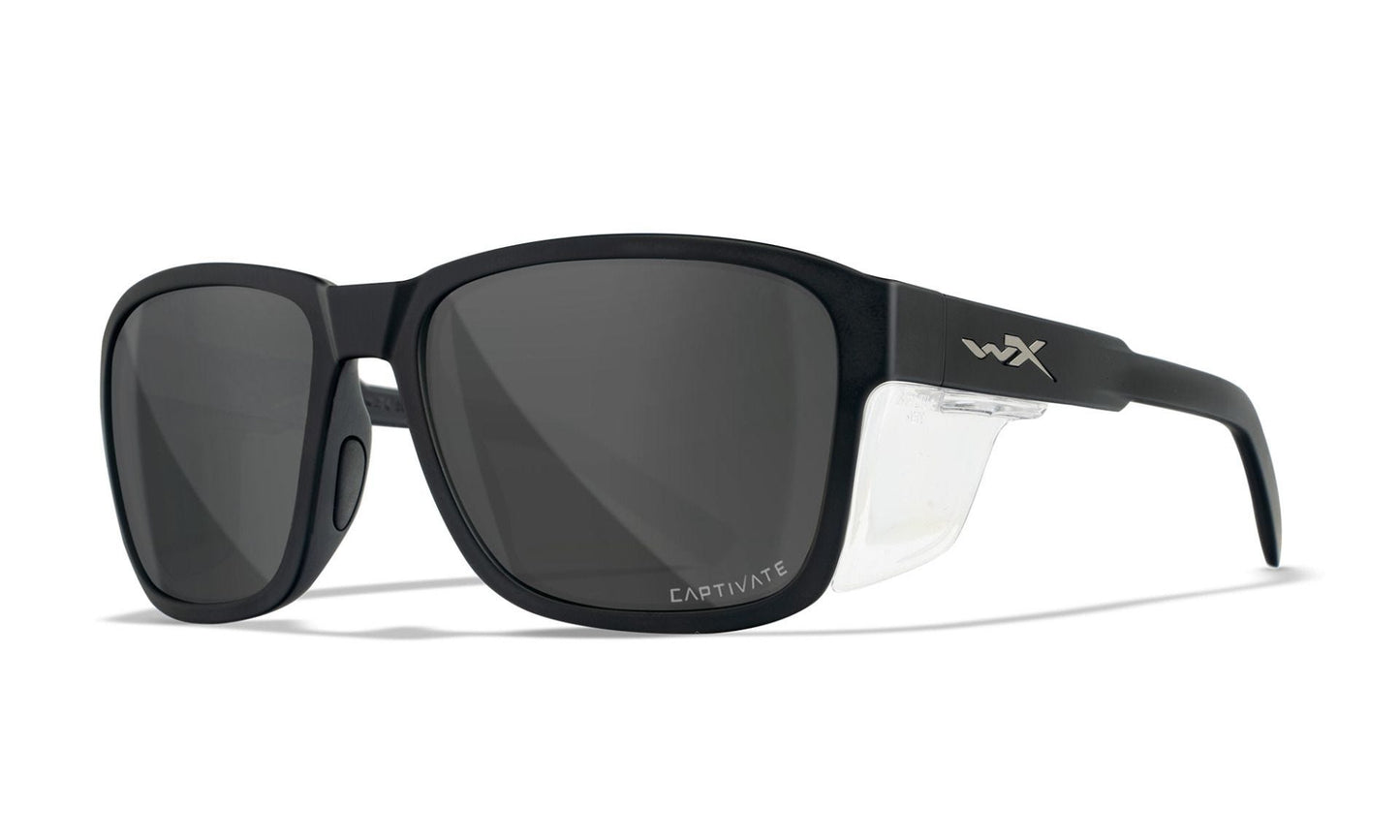 Okulary Wiley X Trek - Captivate Polarized Grey/Gloss Black