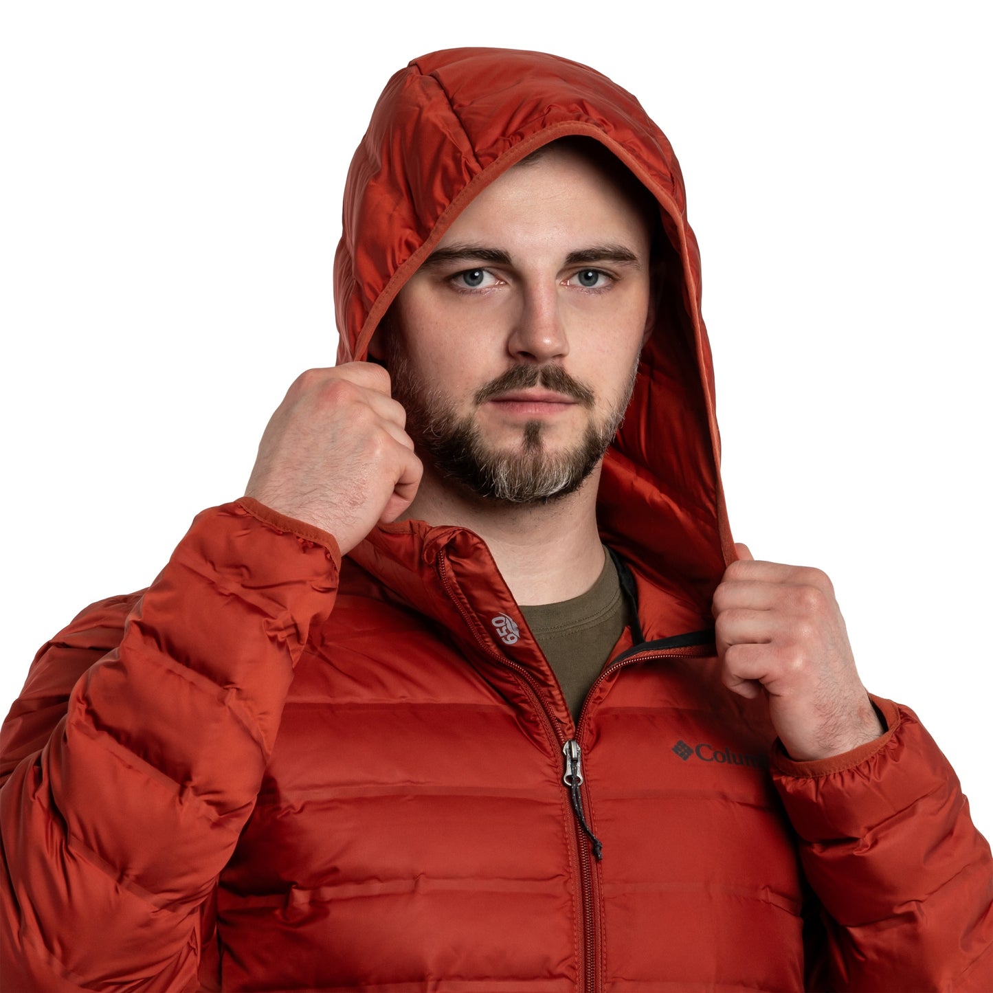 Kurtka Columbia Lake 22 Down Hooded Jacket - Warp Red