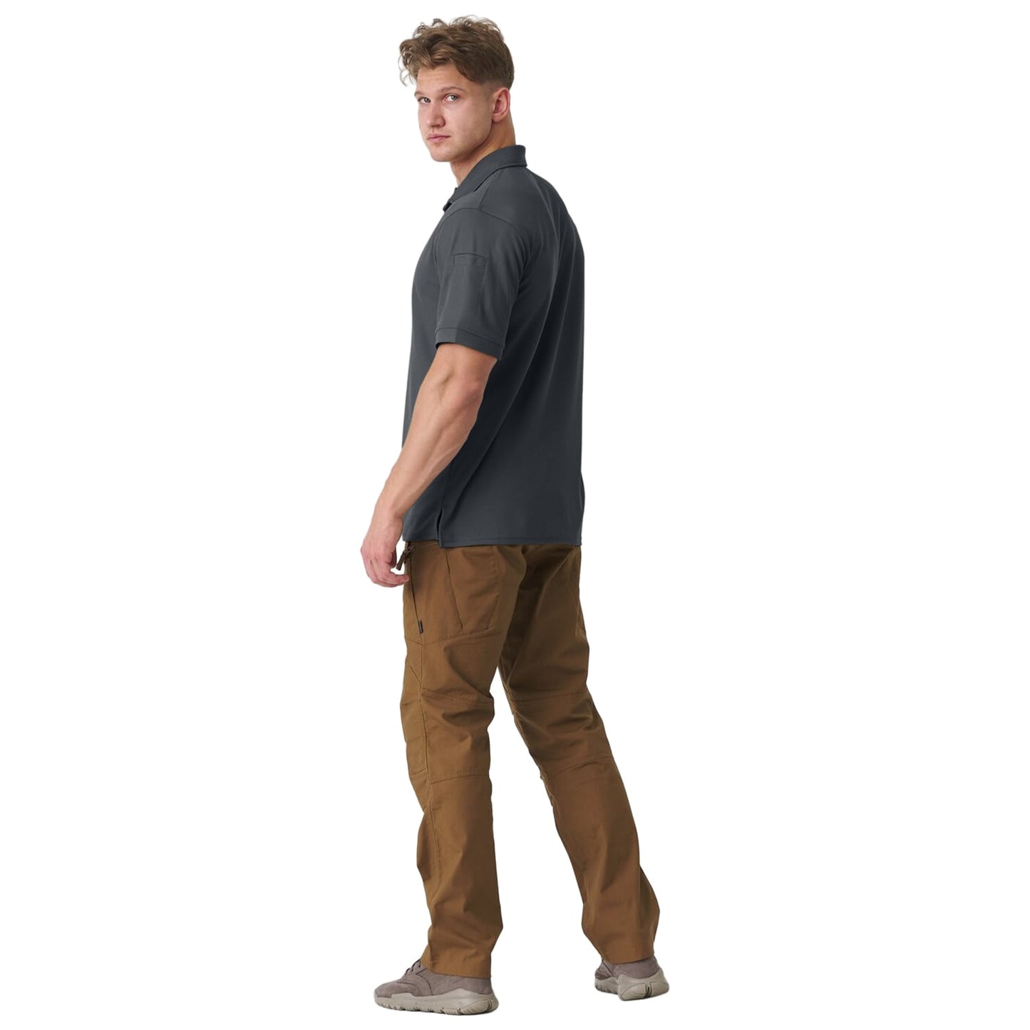 Koszulka termoaktywna Polo Helikon UTL TopCool - Shadow Grey