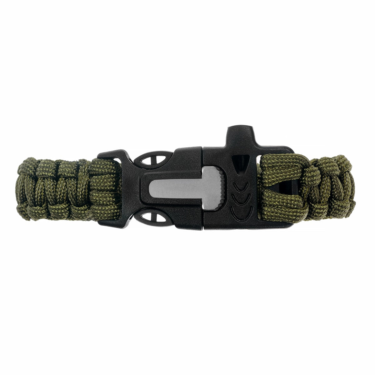 Bransoletka Paracord Badger Outdoor z krzesiwem - Olive