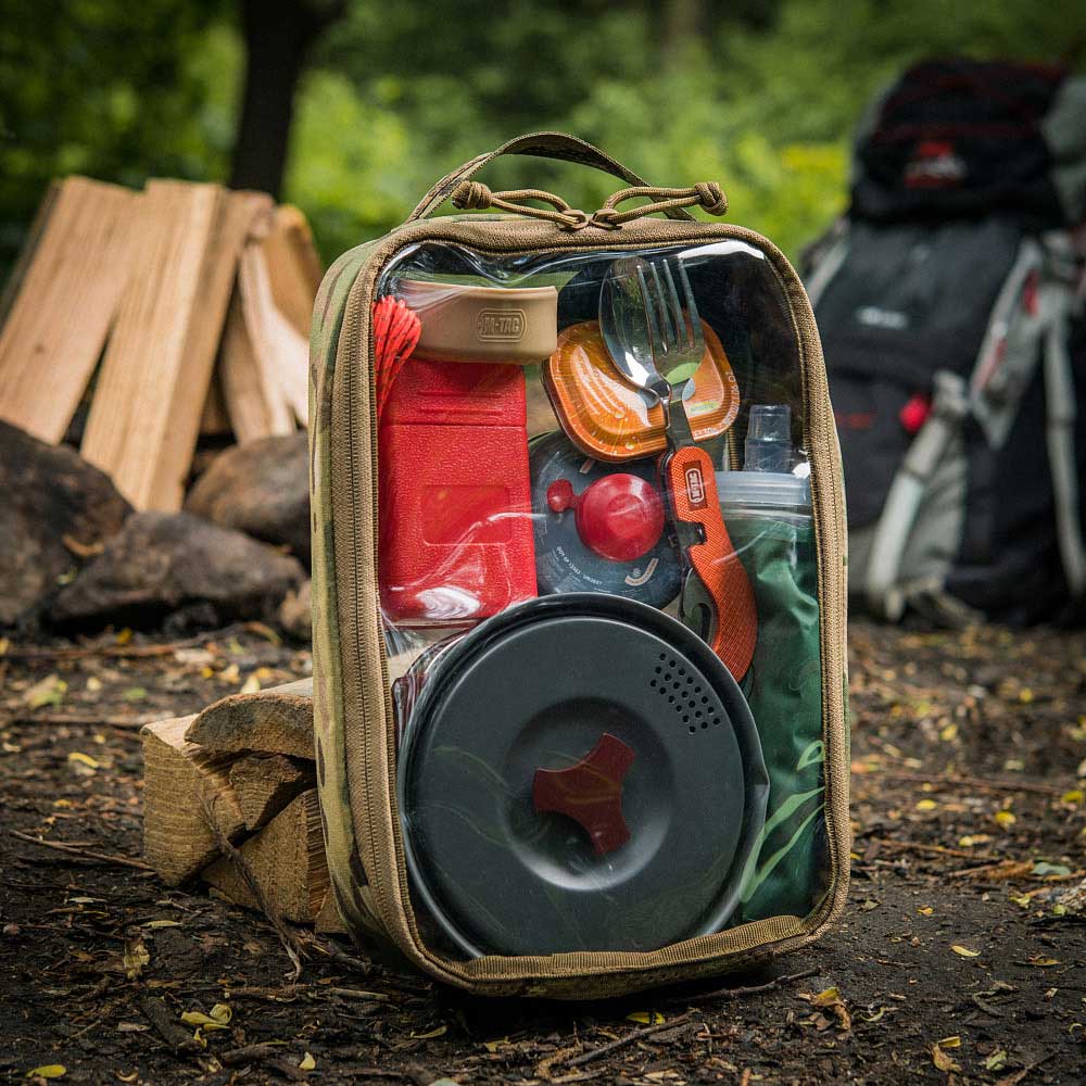 Organizer M-Tac Elite przezroczysty Large (30 x 19 cm) - MultiCam