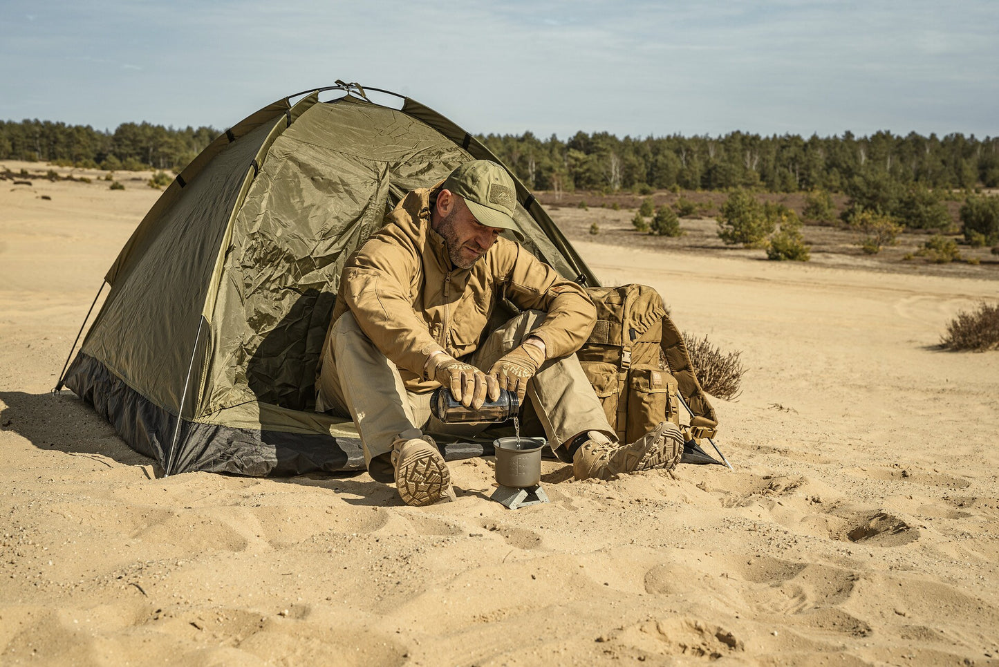 Namiot 2-osobowy Mil-Tec Iglu Super - Olive