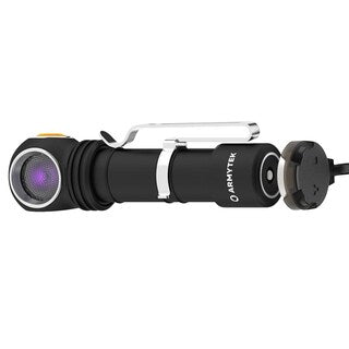 Latarka czołowa i kątowa Armytek Wizard C2 Wizard WUV Magnet USB White - 1100 lumenów