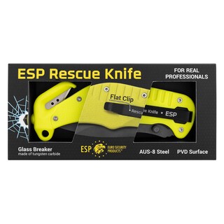 Nóż składany ratowniczy ESP RKY-01-S Rescue Knife - Yellow