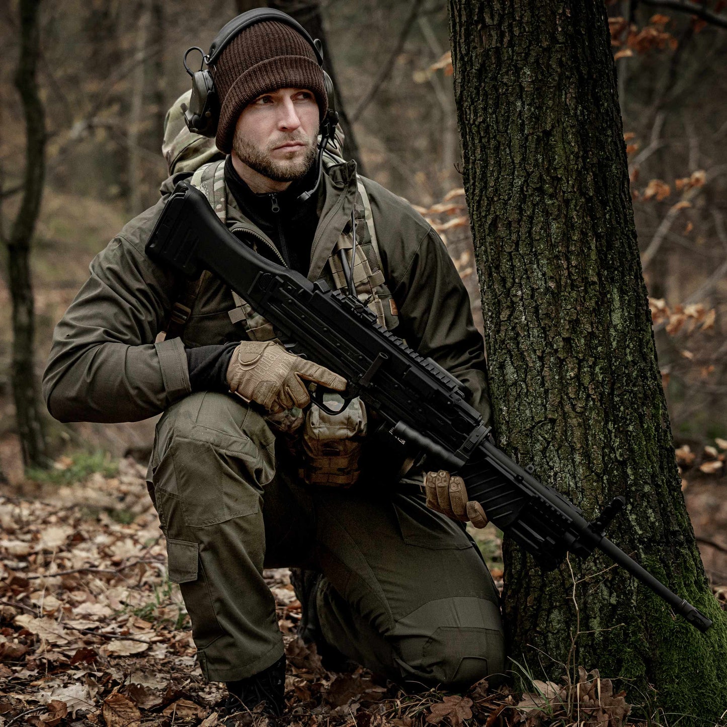 Czapka wełniana Mil-Tec - Olive