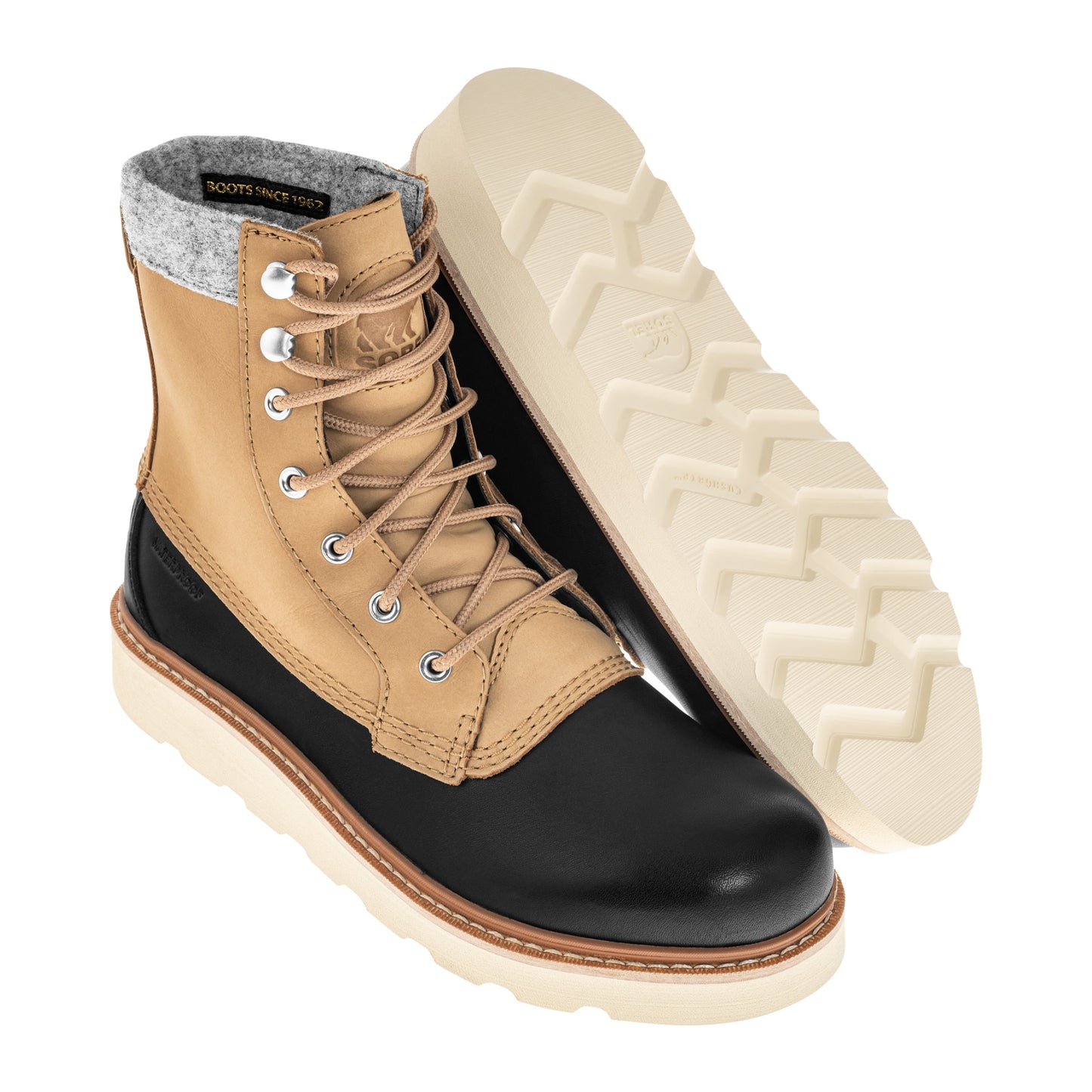 Buty Sorel Slabtown 62 Caribou WP - Caribou Buff/Black