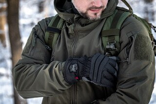 Rękawice taktyczne Mechanix Wear ColdWork Peak - Black/Grey