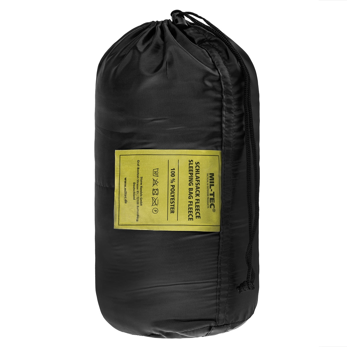 Śpiwór polarowy Mil-Tec - Black