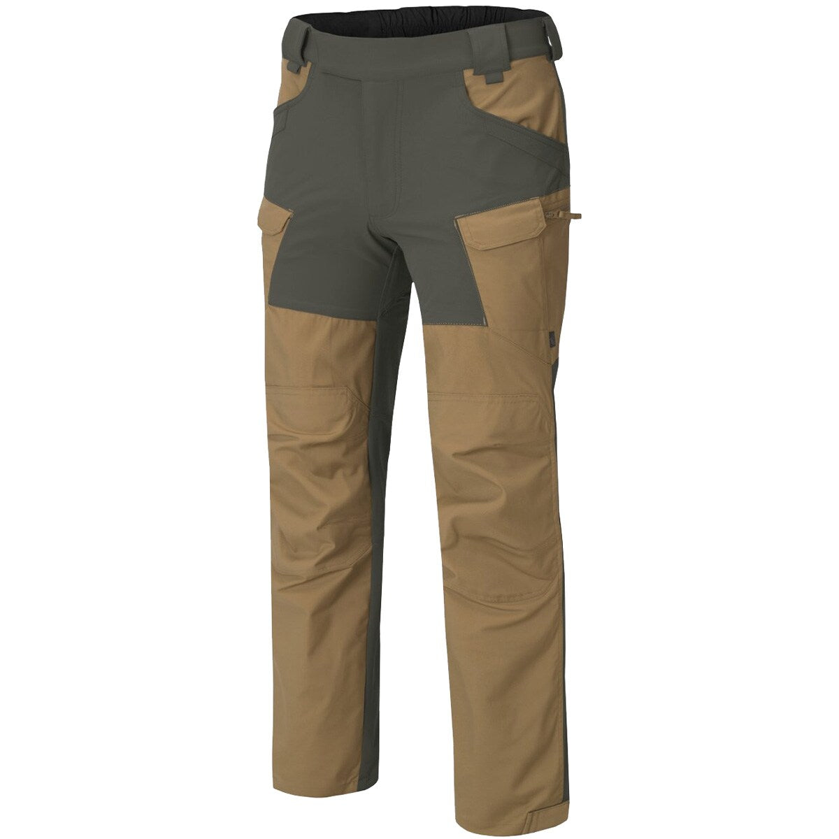 Spodnie Helikon Hybrid Outback DuraCanvas - Coyote/Taiga Green