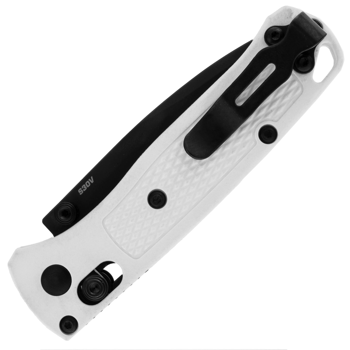 Nóż składany Benchmade Mini Bugout CPM-S30V - White Grivory