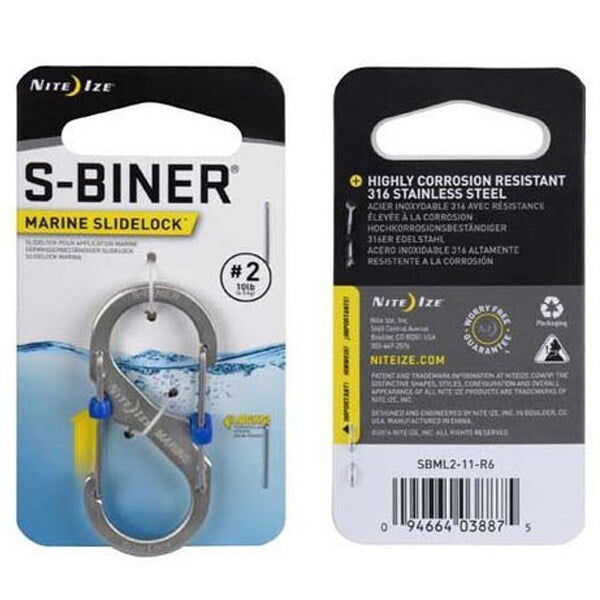Karabińczyk Nite Ize S-Biner Marine SlideLock 2 - Stainless