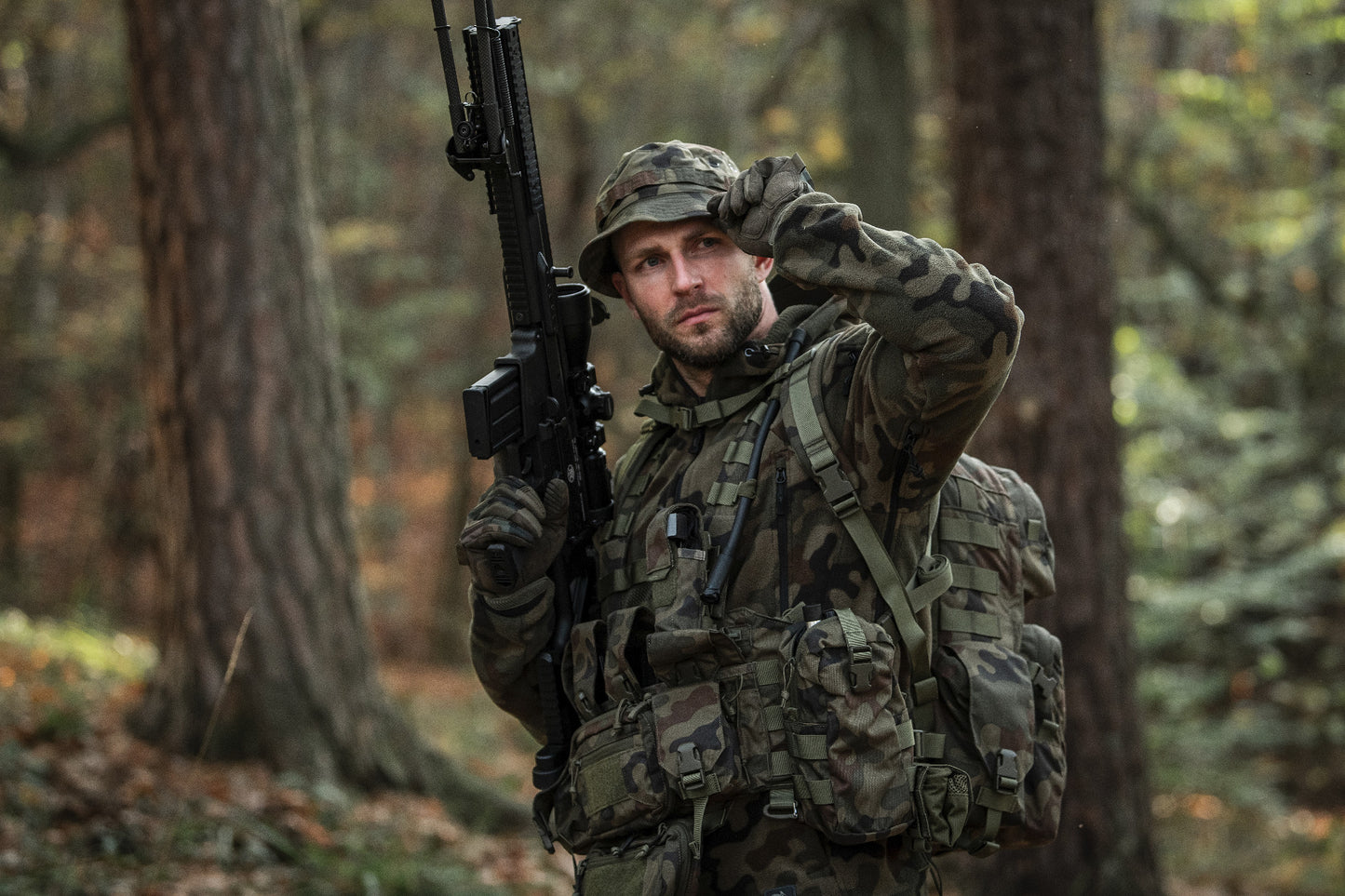 Kieszeń Helikon Guardian Multi Pouch Cordura - wz.93 Pantera PL Woodland