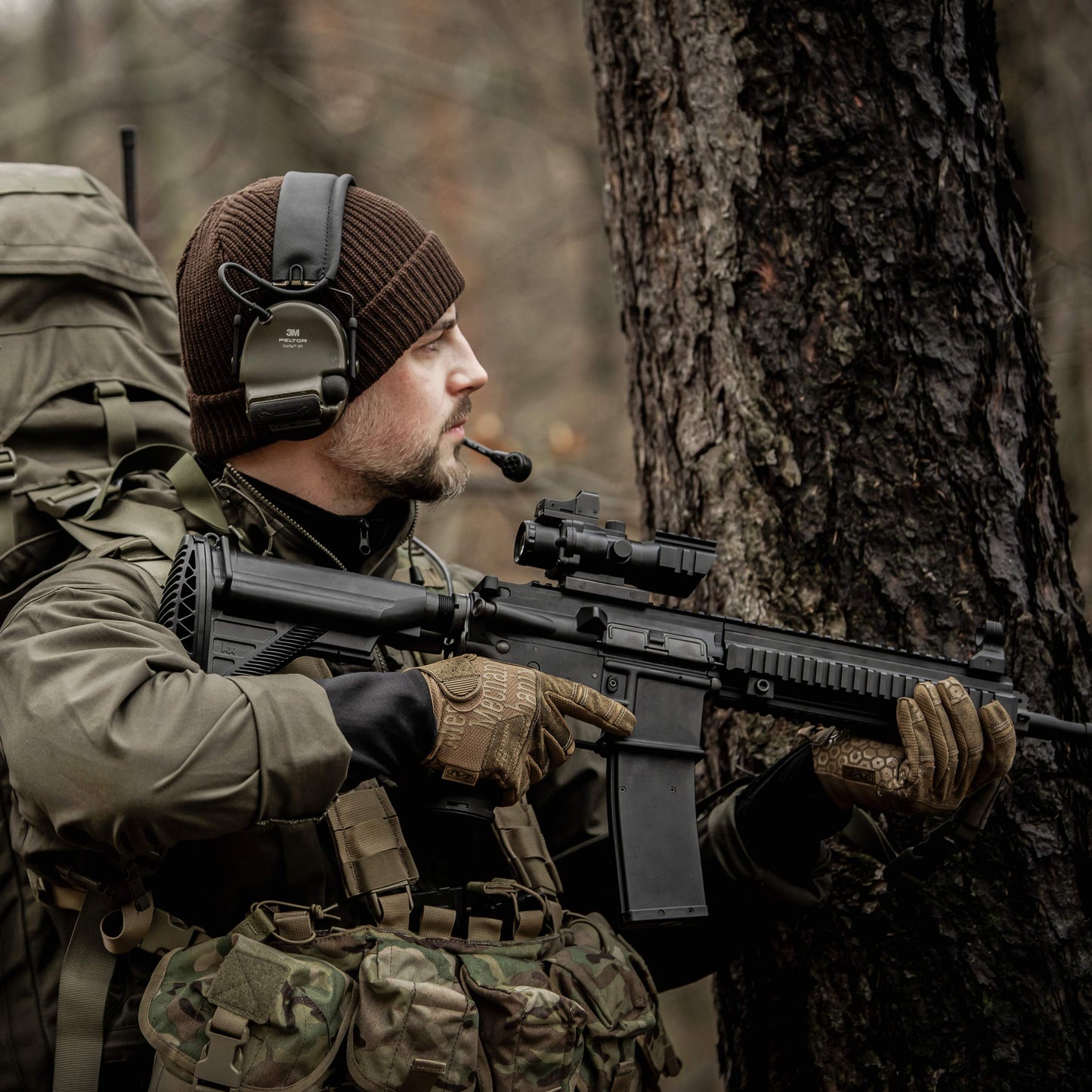 Rękawice Mechanix Precision Pro High-Dexterity Grip - Coyote