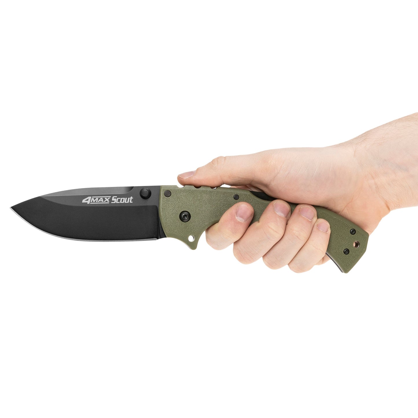 Nóż składany Cold Steel 4-Max Scout AUS-10A - OD Green