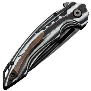 Nóż składany Bestech Knives Ornetta - Black / White